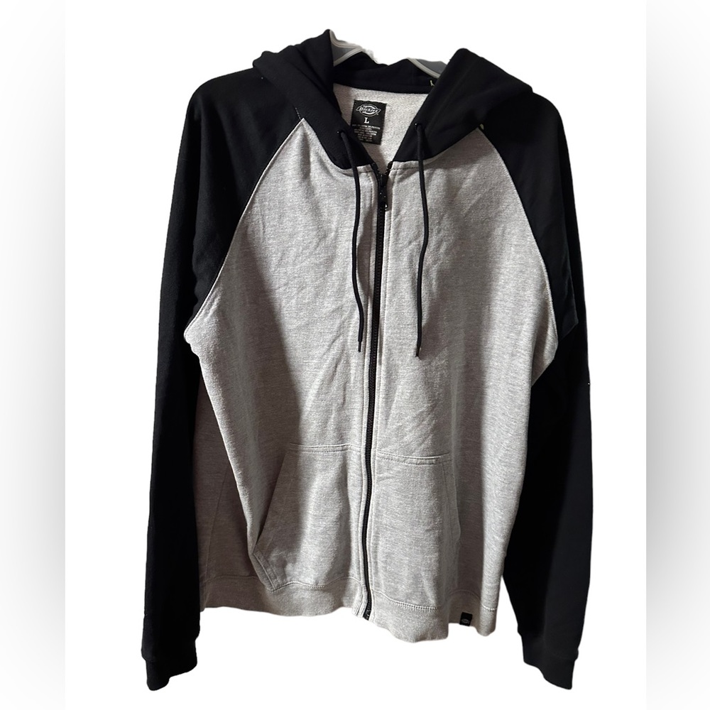 dickies full zip hoodie size L EUC